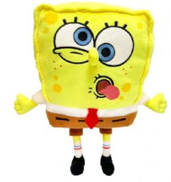 PELUCHE - BOB L'ÉPONGE AVEC AVEC FACE AMUSANTE (FUNNY FACE) 33CM (13